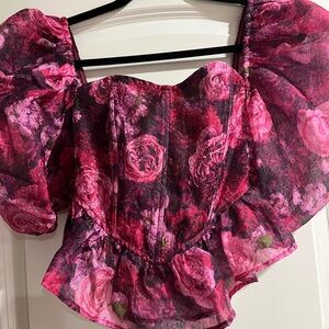 Buddy Love Floral Chloe Bustier Top